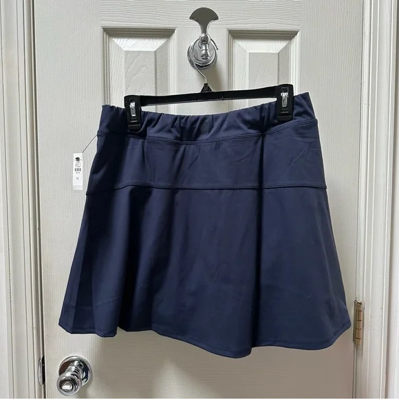 NWT Talbots Navy Blue A-Line Skort Size LP - Picture 2 of 7